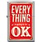 Zippo 2024 Zippo Custom Satin Chrome Everything Ok Sign ZIP-207CI018410 - alternate 1